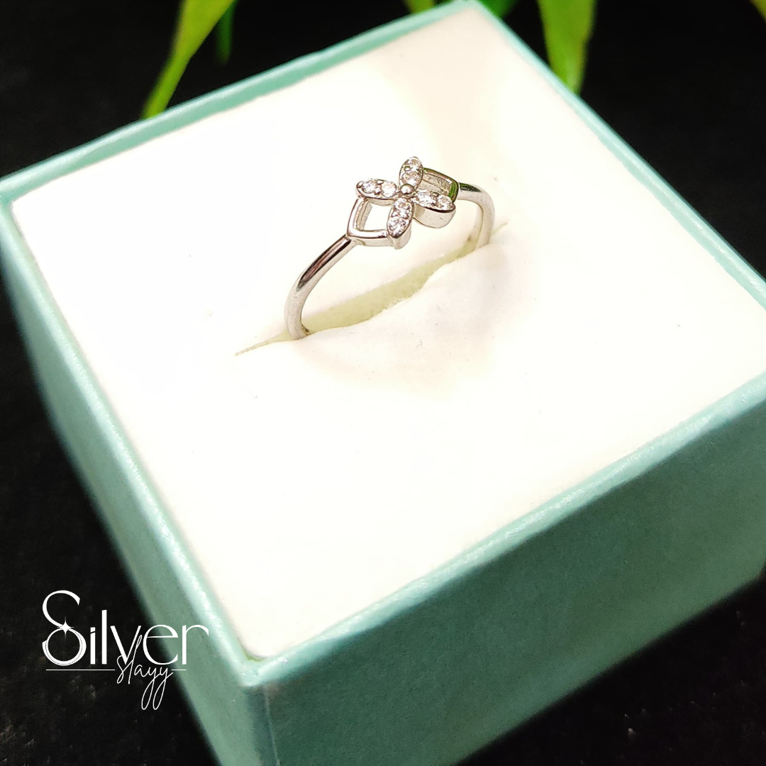 Sterling Silver Butterfly Ring β Delicate & Minimalist Jewelry for Women