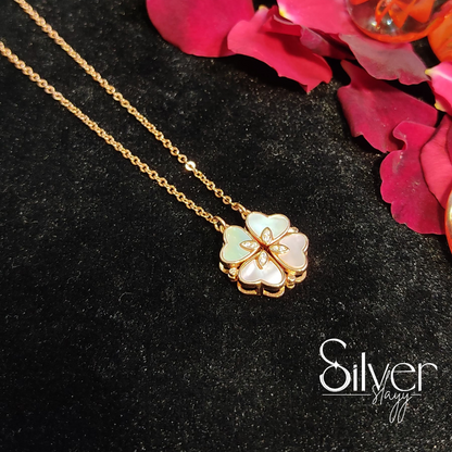 925 Sterling Silver Flower Dokia Chain for Her | Openable Design