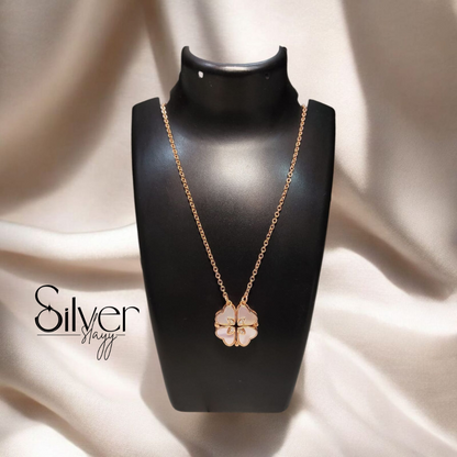 925 Sterling Silver Flower Dokia Chain for Her | Openable Design