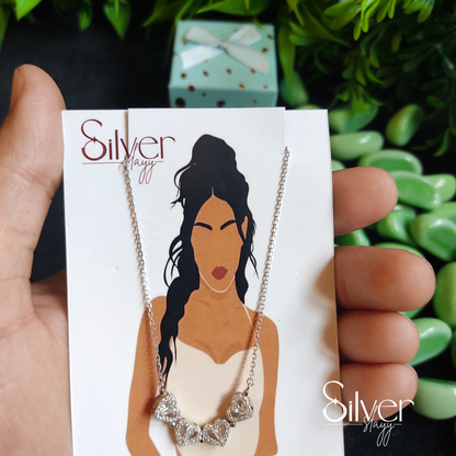 925 Sterling Silver Convertible Clover Heart Pendant  – 2-in-1 Openable Design | Silverslayy