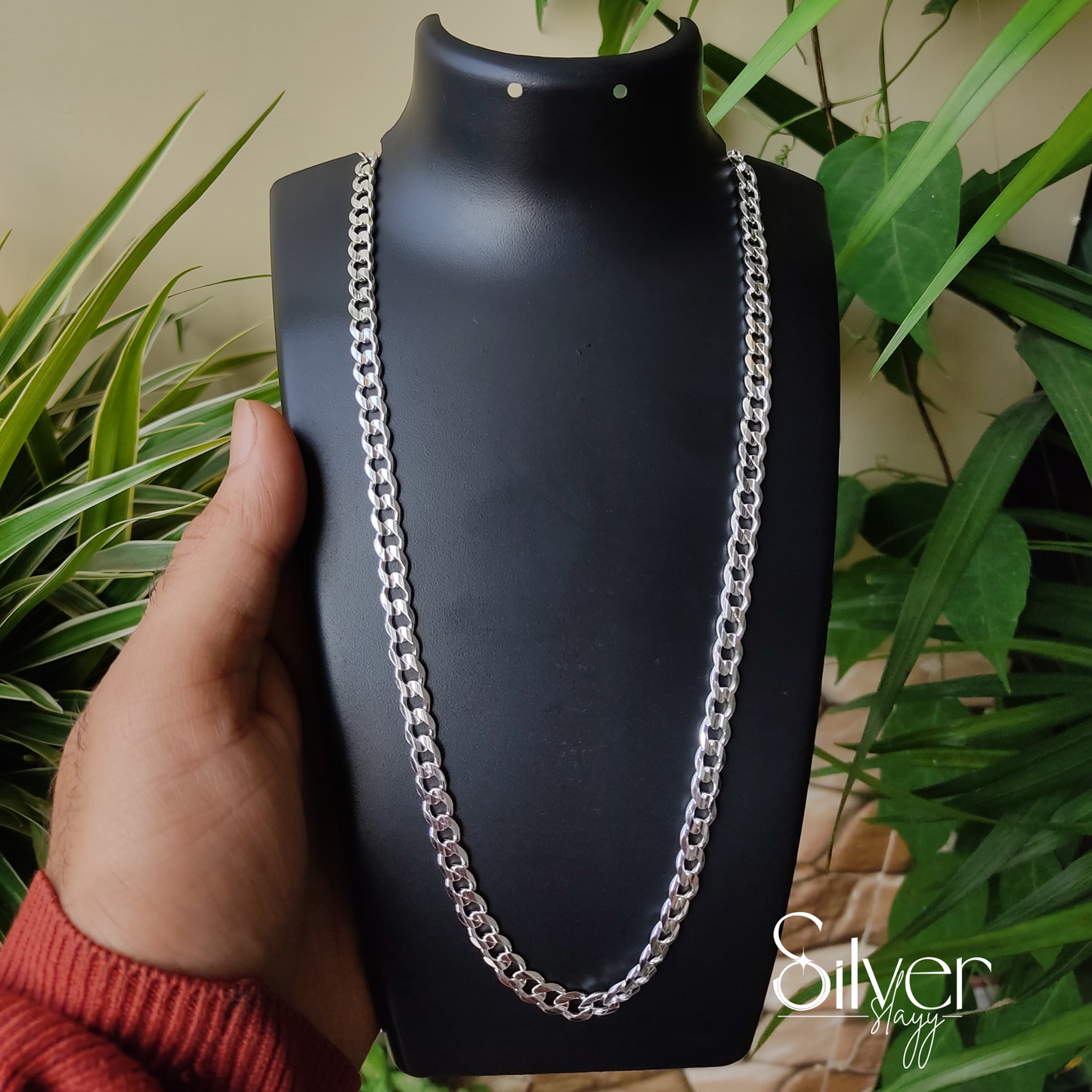 Classic 925 Sterling Silver Cuban Link Chain for Boys – Durable and Stylish