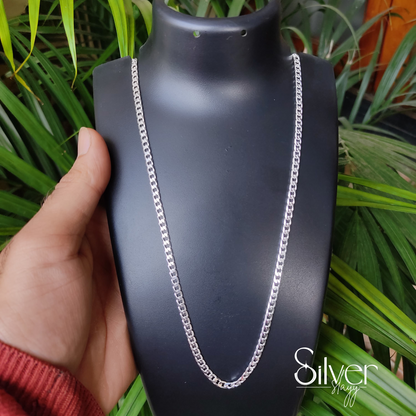 925 Sterling Silver Franco Link Chain for Boys – Sleek and Durable