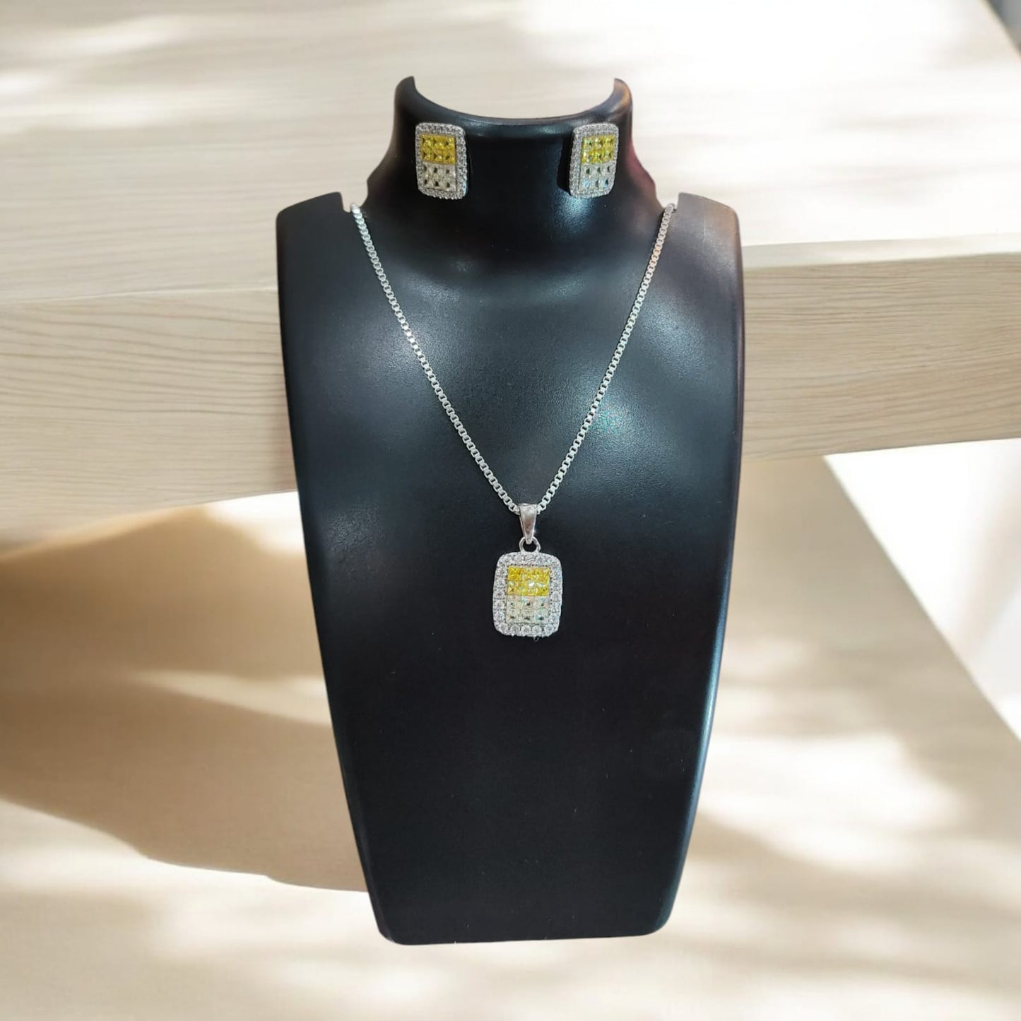 Elegant 925 Sterling Silver Pendant Necklace | Luxury Women's Jewelry