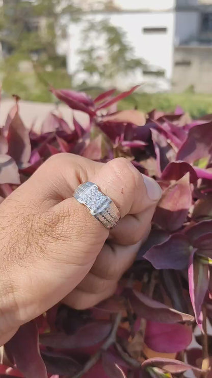 Elegant Silver CZ Ring | Sparkling Handcrafted Jewelry by SilverSlayy