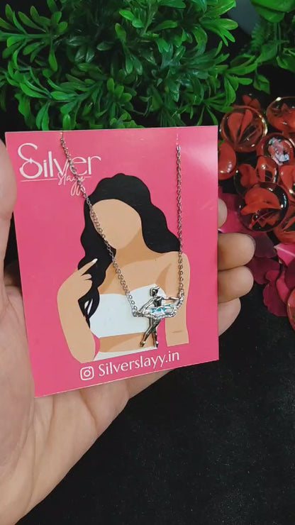 925 Sterling Silver Ballerina Pendant Chain | SilverSlayy