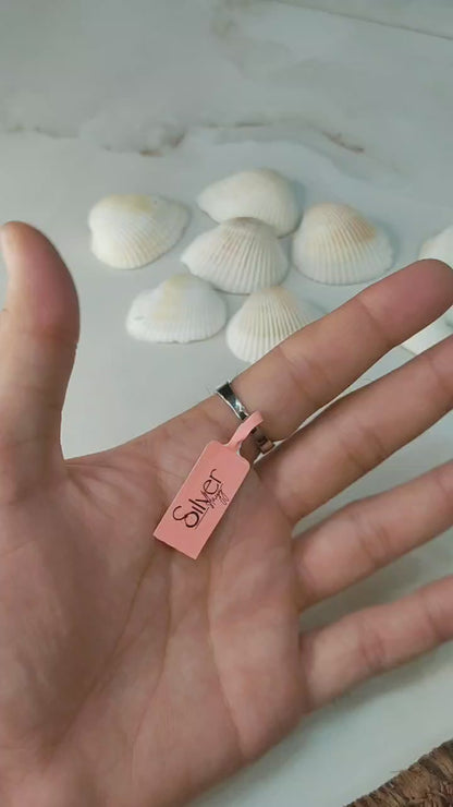 Men's 925 Sterling Silver Ring with Row of Round Crystals – Unique and Contemporary Style