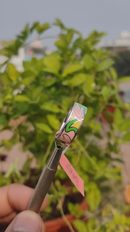 Colorful Enamel Sterling Silver Band Ring – Trendy Everyday Jewelry | Silverslayy