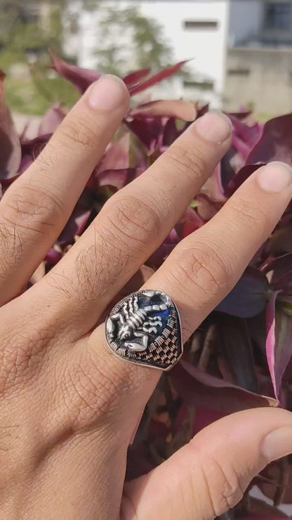 Scorpion Design Silver Ring | Bold Handcrafted Jewelry by SilverSlayy