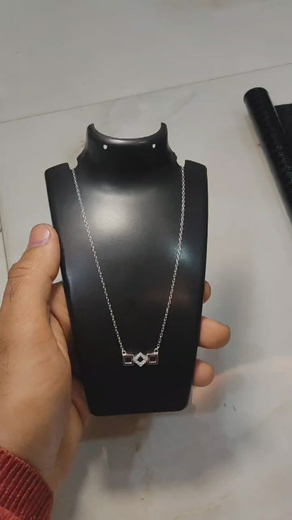 💎 Italian 925 Sterling Silver Chain | Girls Dokia Necklace | 18-Inch Adjustable Elegant Pendant