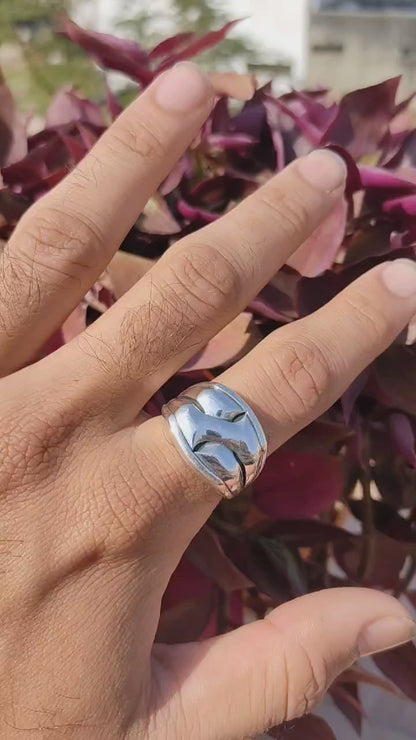 Bold Silver Statement Ring | Unique Handcrafted Jewelry by SilverSlayy