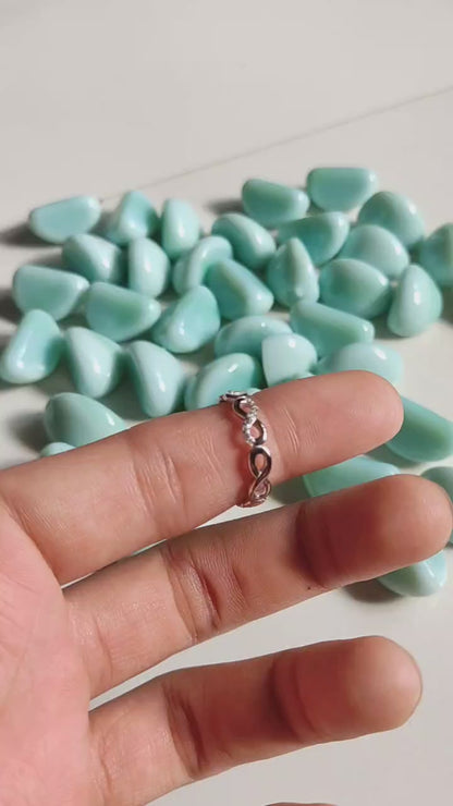 925 Sterling Silver Infinity Ring – Elegant Symbol of Eternity