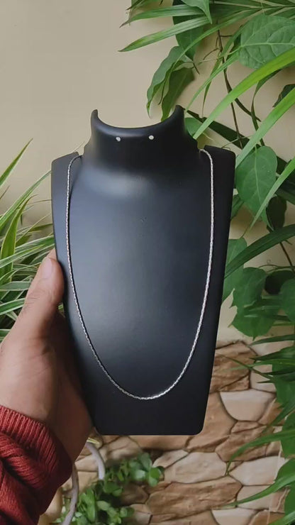 925 Sterling Silver Sleek Chain for Boys – Minimalistic and Stylish