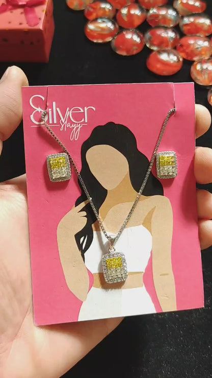 Elegant 925 Sterling Silver Pendant Necklace | Luxury Women's Jewelry